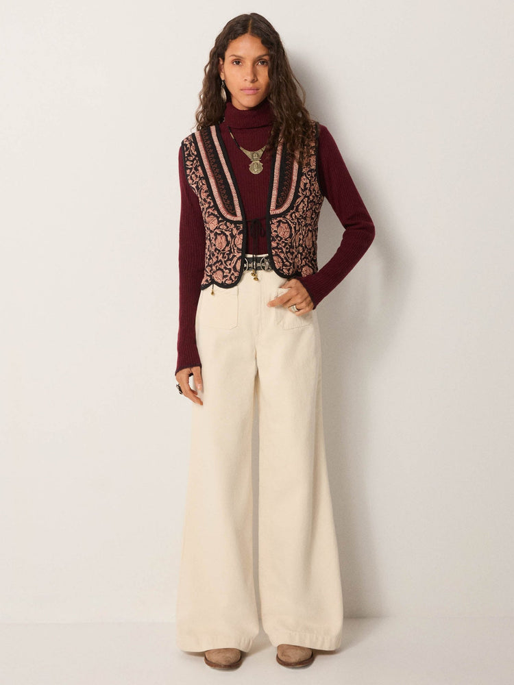 Luna Vest In Ruby