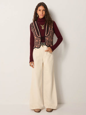 Luna Vest In Ruby