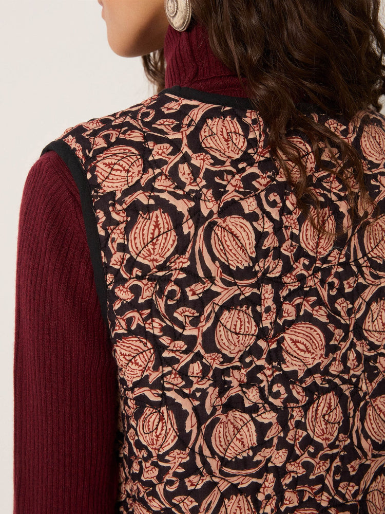 Luna Vest In Ruby