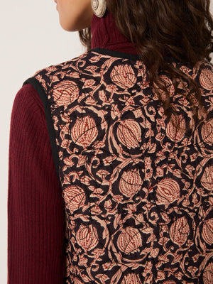 Luna Vest In Ruby
