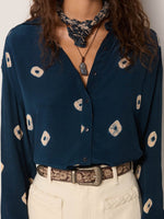 Aria Blouse In Lapislázuli