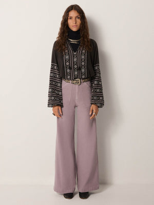 Virginia Blouse In Dusty Blue