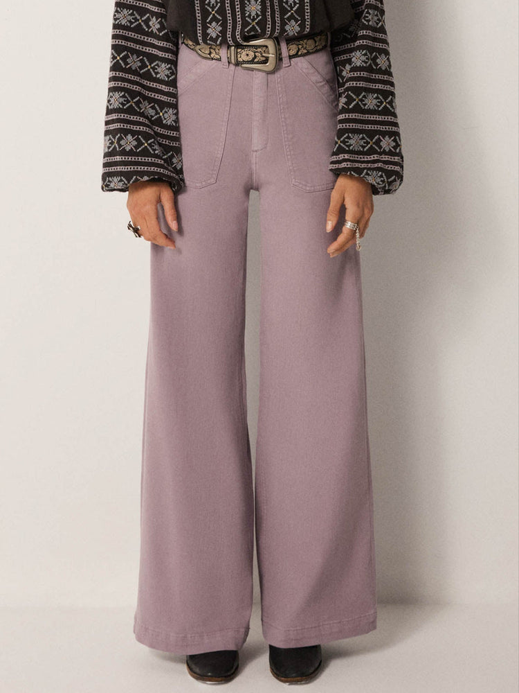 Clyde Trousers In Lilac
