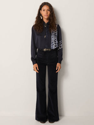 Elizabeth Blouse In Blue Depths