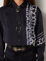 Elizabeth Blouse In Blue Depths