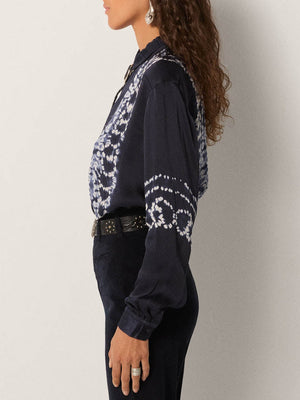 Elizabeth Blouse In Blue Depths