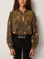Triana Blouse In Avocado