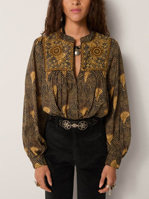 Triana Blouse In Avocado
