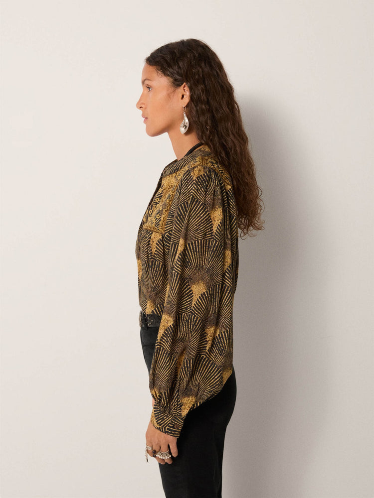 Triana Blouse In Avocado