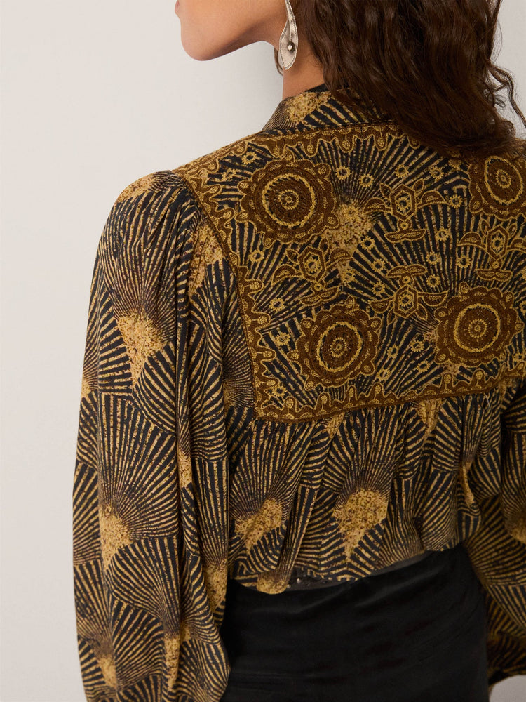 Triana Blouse In Avocado