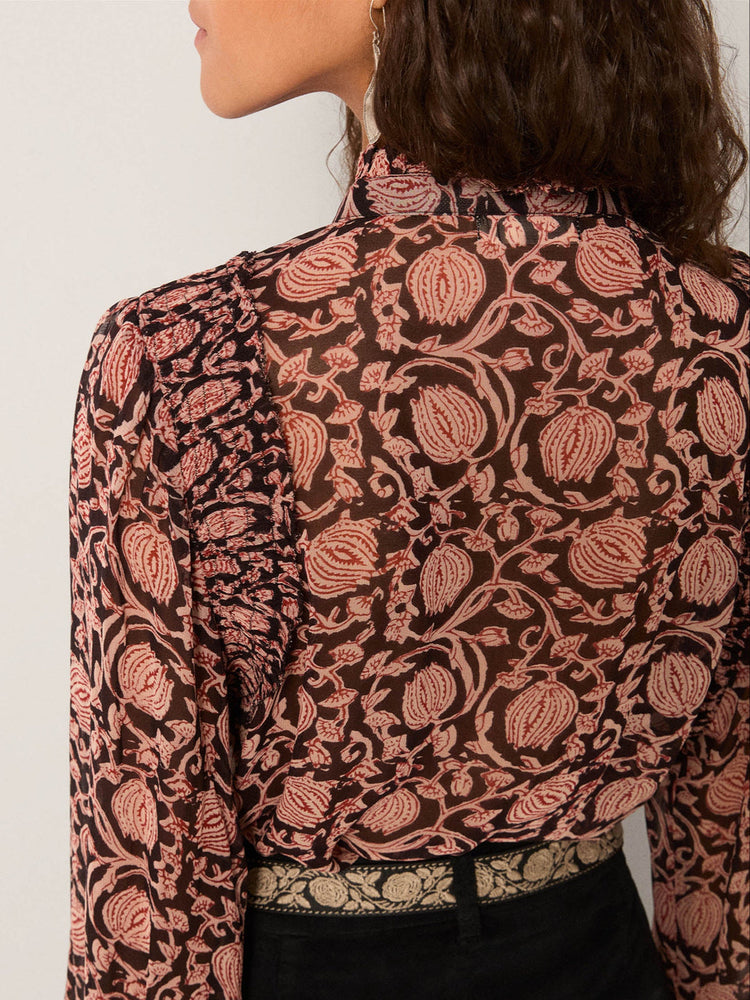 Mia Blouse In Warhol