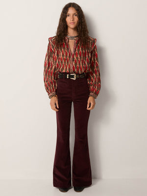 Etta Blouse In Volcano