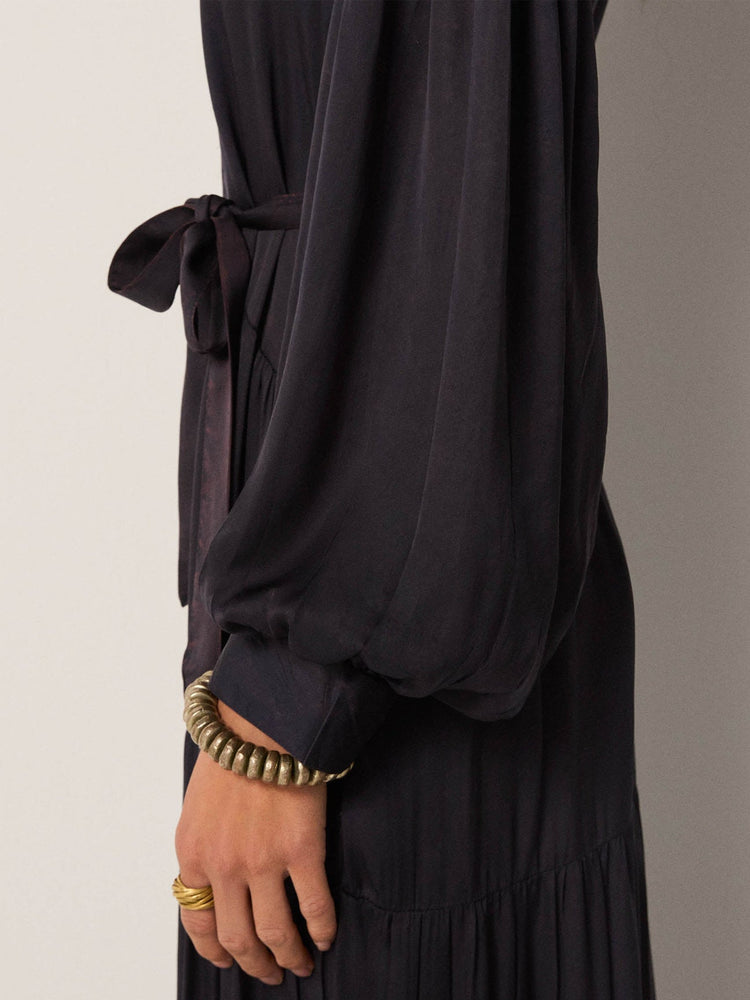 Nisha Dress In Obsidian Blue