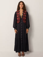 Nisha Dress In Obsidian Blue