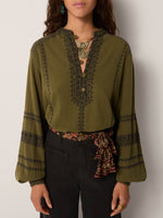 Renato Blouse In Moss