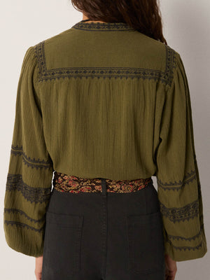Renato Blouse In Moss