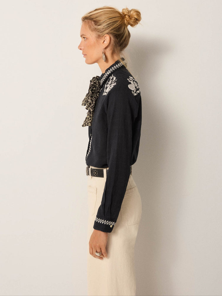 Charro Blouse In Noir