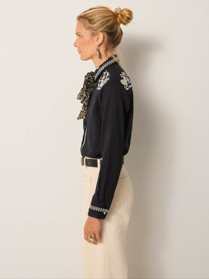 Charro Blouse In Noir