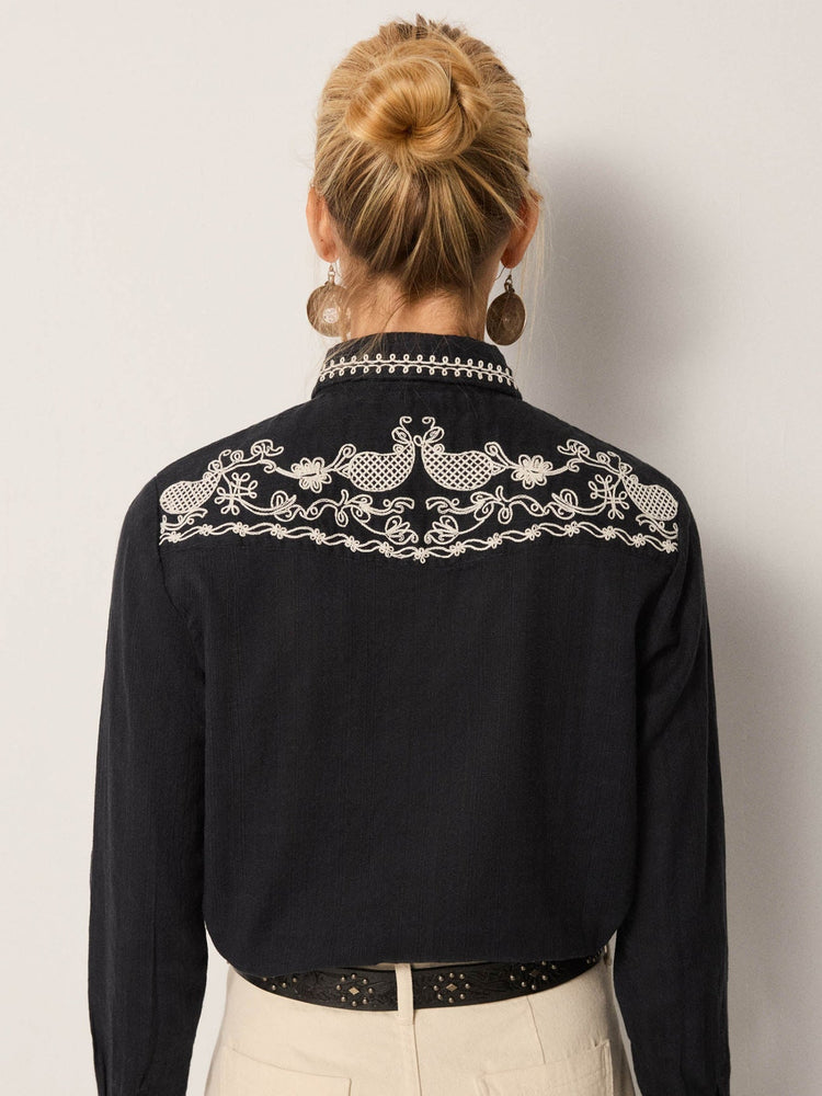 Charro Blouse In Noir