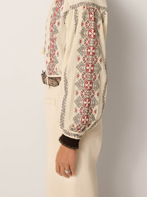 Virginia Blouse In Ecru
