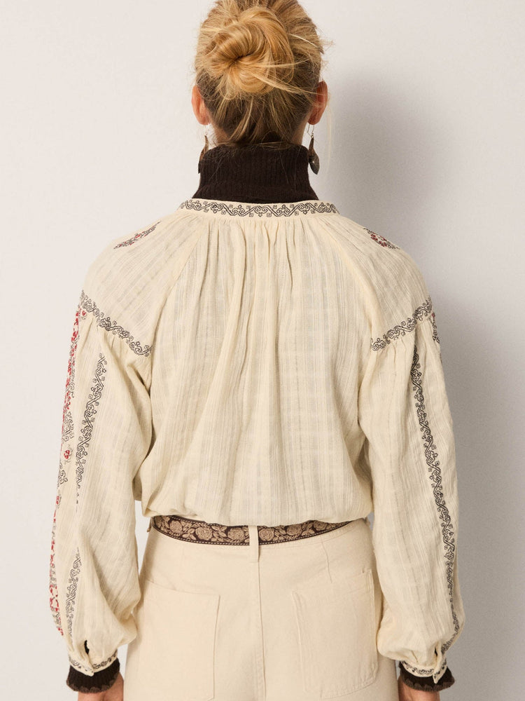 Virginia Blouse In Ecru