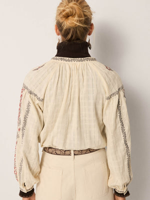 Virginia Blouse In Ecru