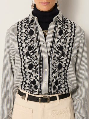 Amanda Blouse In Azzurro