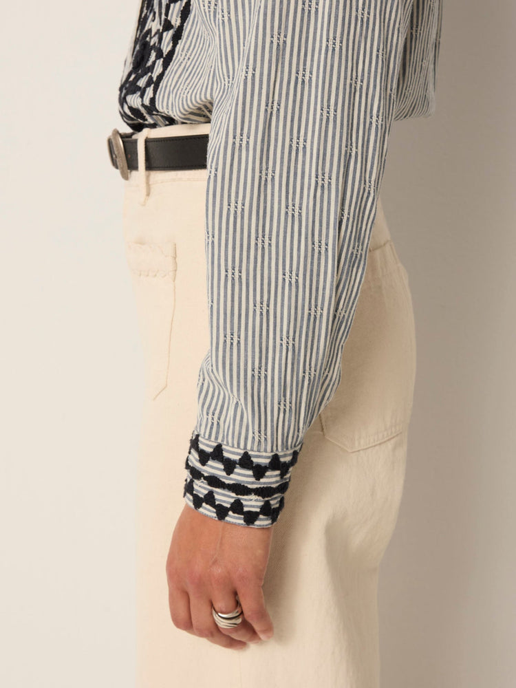Amanda Blouse In Azzurro