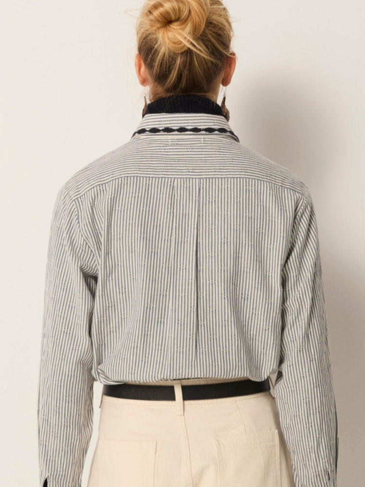 Amanda Blouse In Azzurro