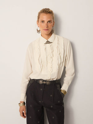Pancho Belt In Onyx Black Leather