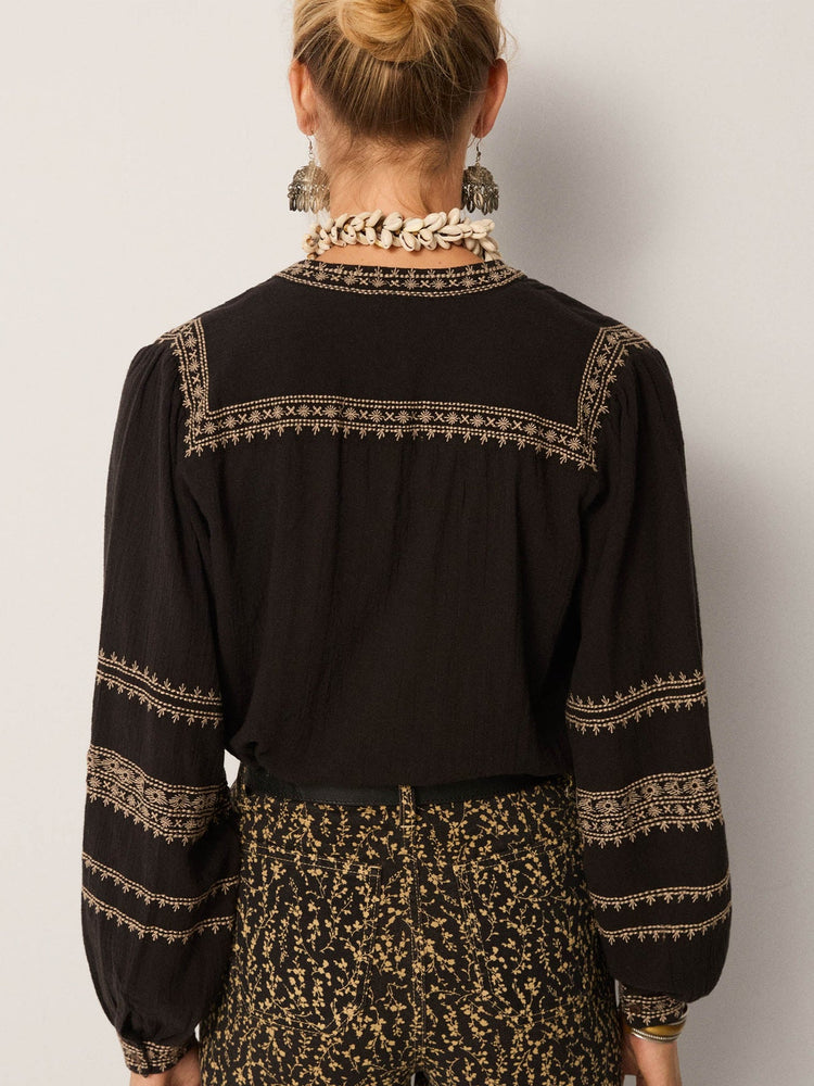 Cala Trousers In Black Sheep