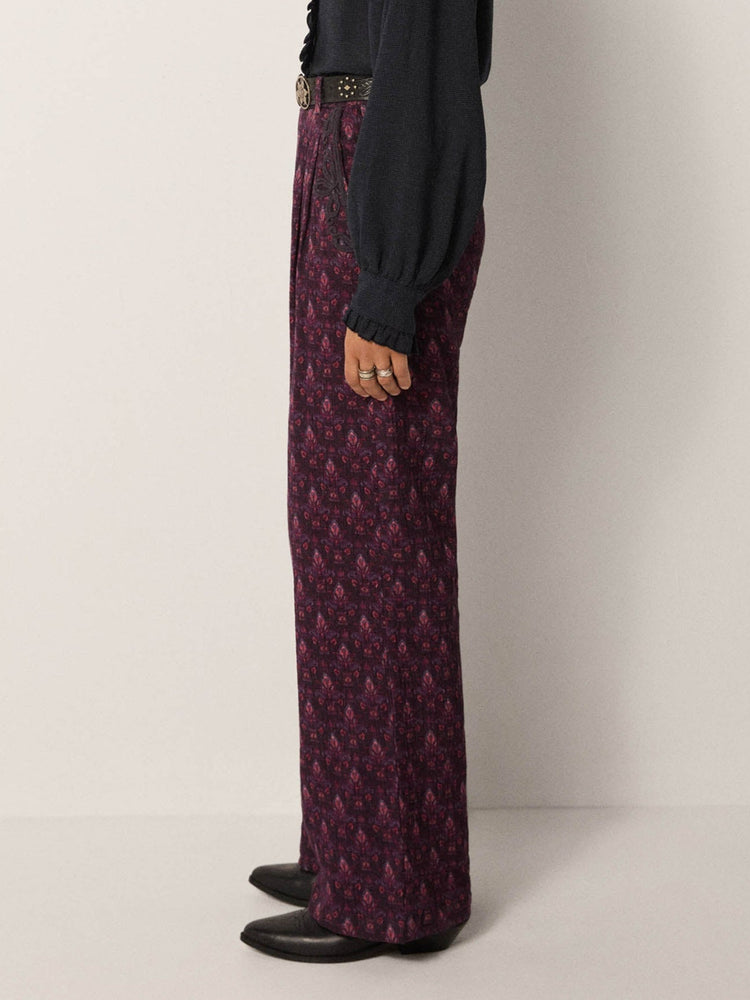 Paco Trousers In Purple Rain