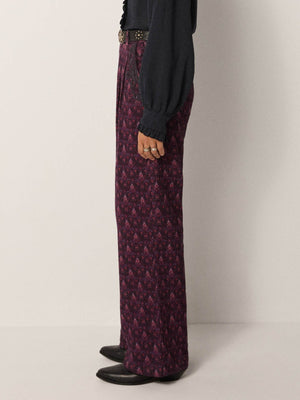 Paco Trousers In Purple Rain