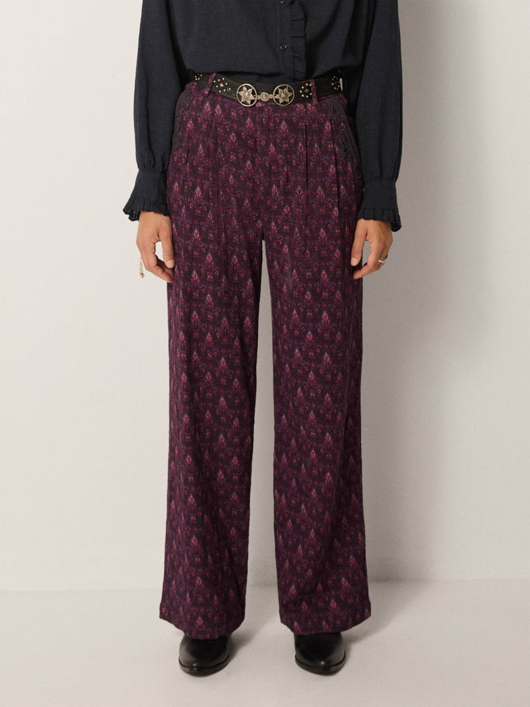 Paco Trousers In Purple Rain
