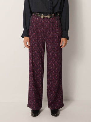 Paco Trousers In Purple Rain