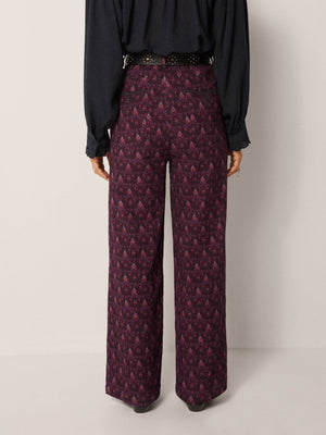 Paco Trousers In Purple Rain