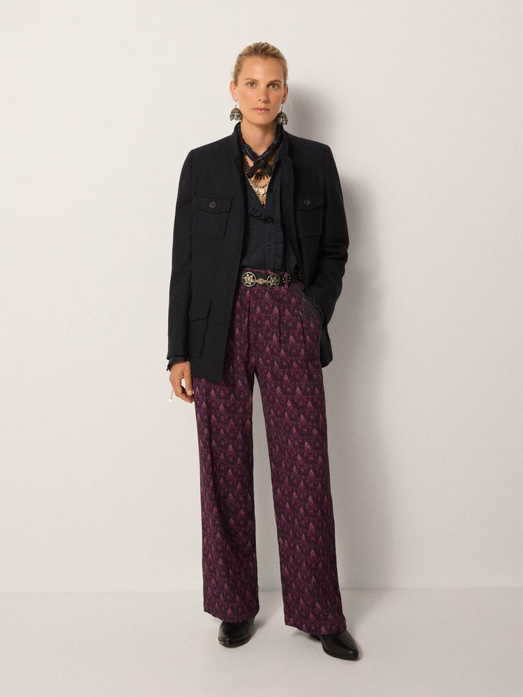 Paco Trousers In Purple Rain