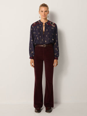Milla Blouse In Marino