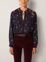 Milla Blouse In Marino