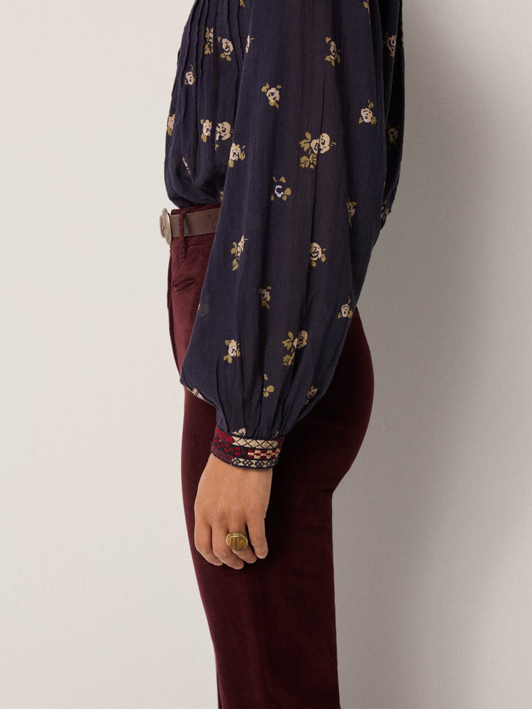 Milla Blouse In Marino