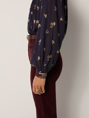 Milla Blouse In Marino