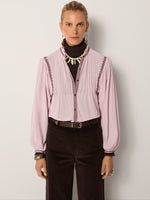 Lila Blouse In Purple Rain