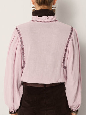 Lila Blouse In Purple Rain