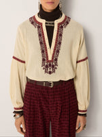 Bruna Blouse In Bordeaux