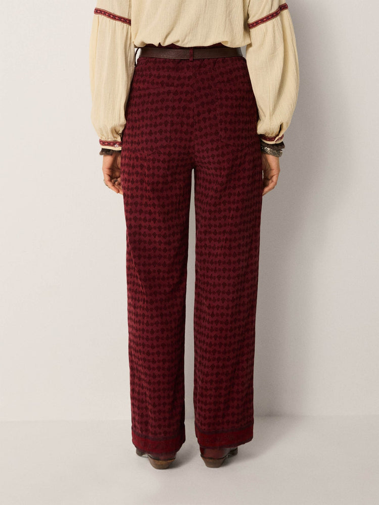 Paco Trousers In Bordeaux