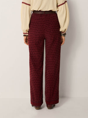 Paco Trousers In Bordeaux