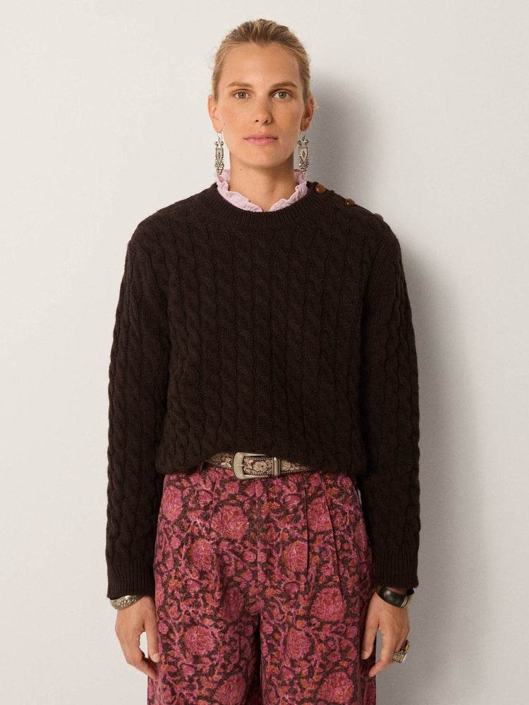 Filippa Sweater In Marron