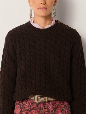 Filippa Sweater In Marron