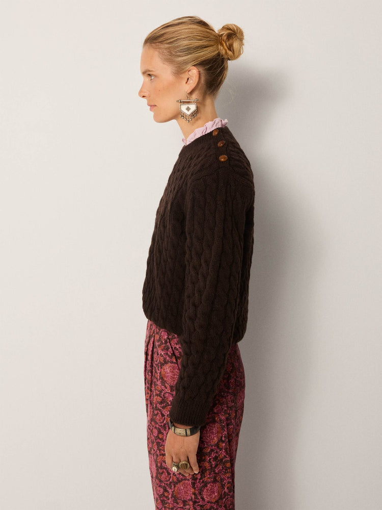 Filippa Sweater In Marron