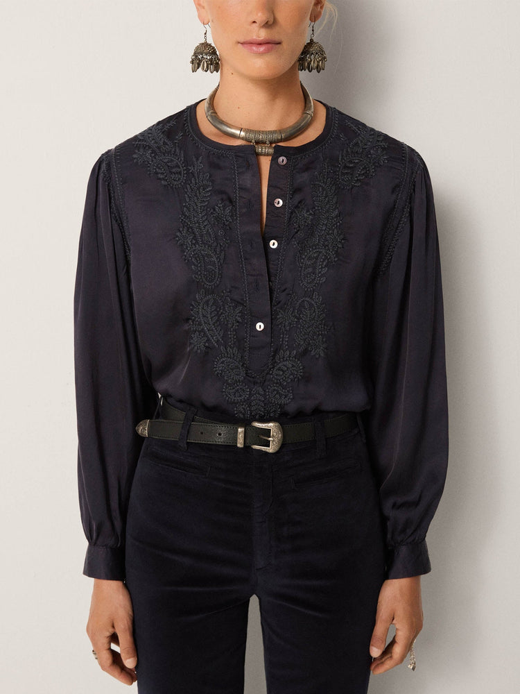 Clotilde Blouse In Azure